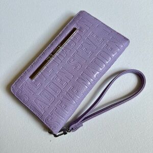 Steve Madden Purple Wristlet Clutch
